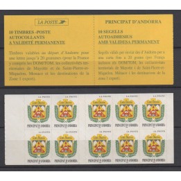 Andorre Francais - Carnet 08