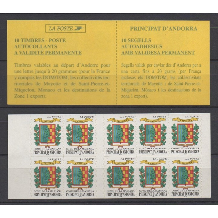 Andorre Francais - Carnet 09