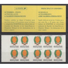 Andorre Francais - Carnet 11