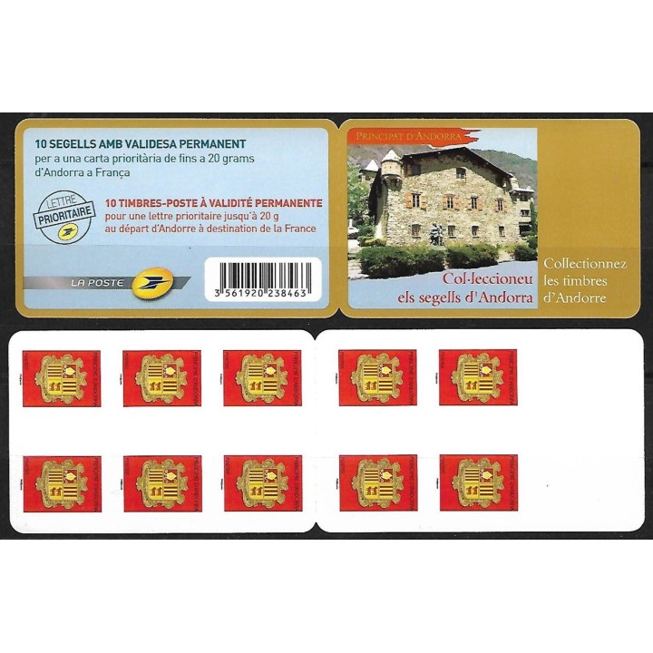 Andorre Francais - Carnet 13