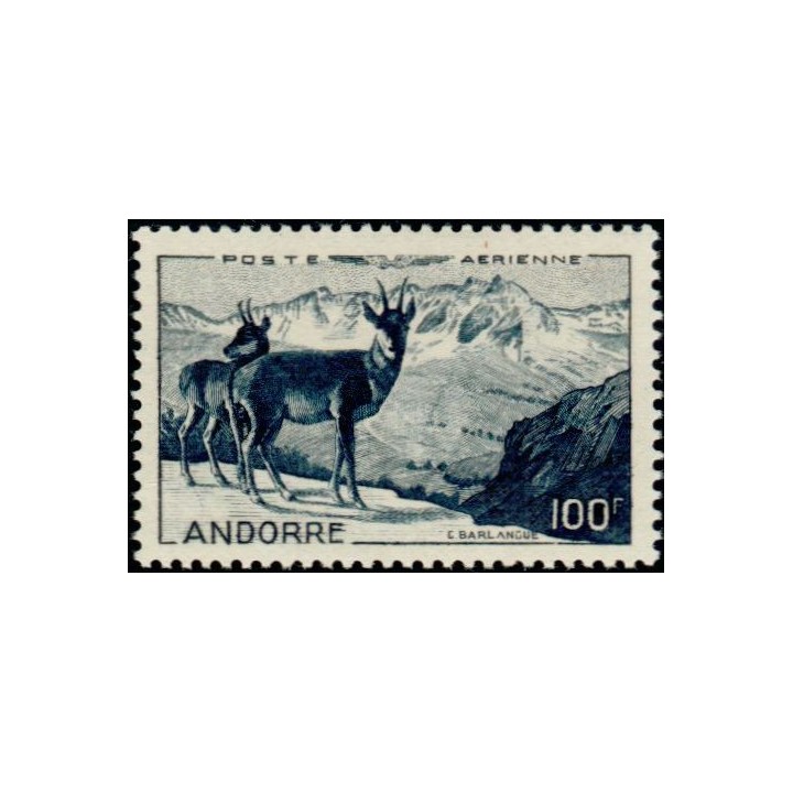Andorre Francais - Poste Aérienne 1