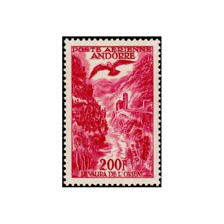 Andorre Francais - Poste Aérienne 3
