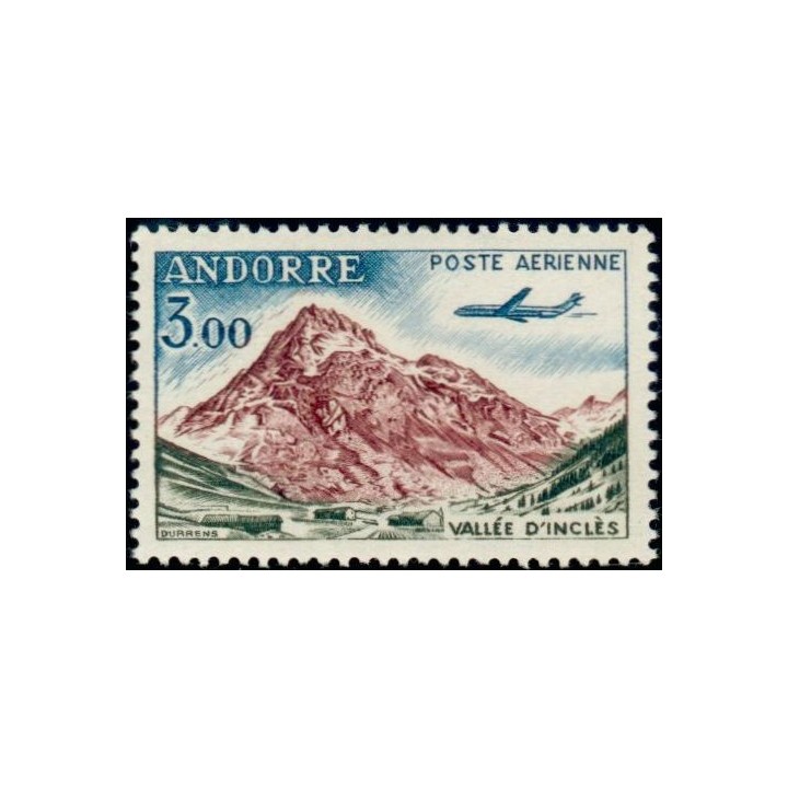 Andorre Francais - Poste Aérienne 6