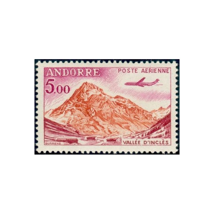 Andorre Francais - Poste Aérienne 7