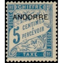 Andorre Francais - Taxe 01