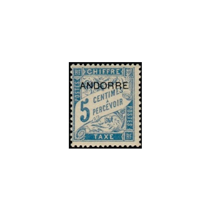 Andorre Francais - Taxe 01