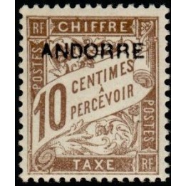 Andorre Francais - Taxe 02