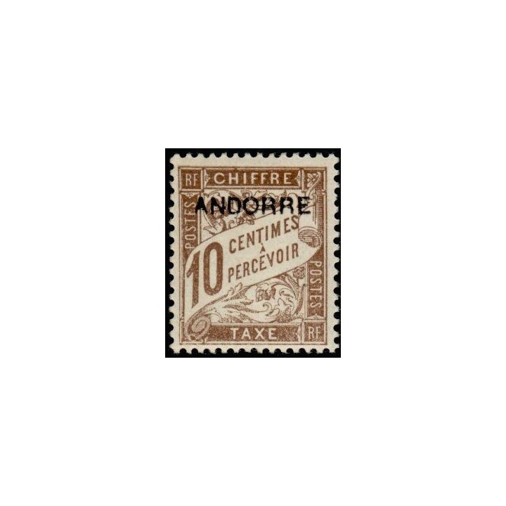 Andorre Francais - Taxe 02