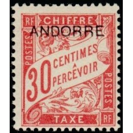 Andorre Francais - Taxe 03
