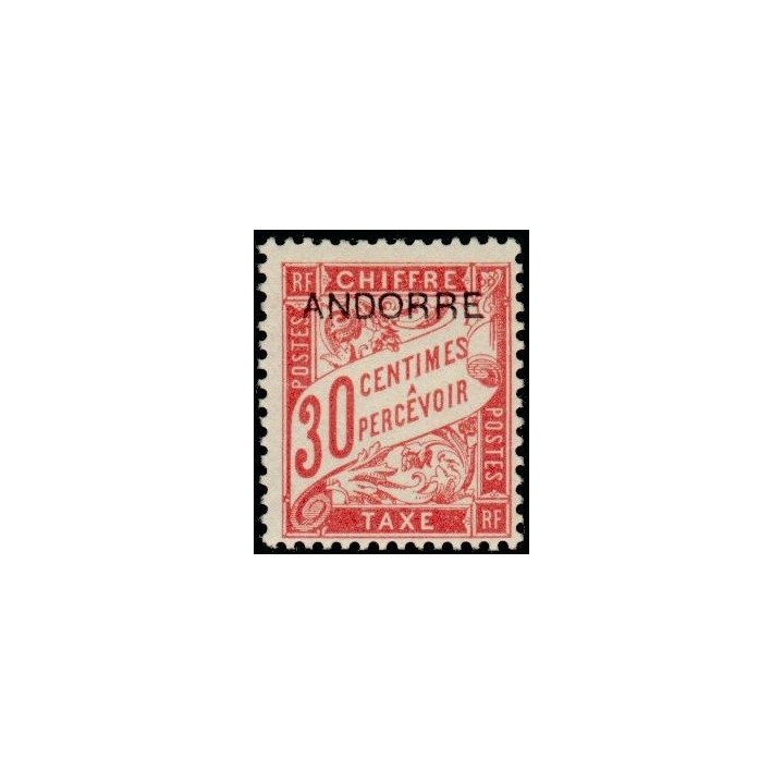 Andorre Francais - Taxe 03