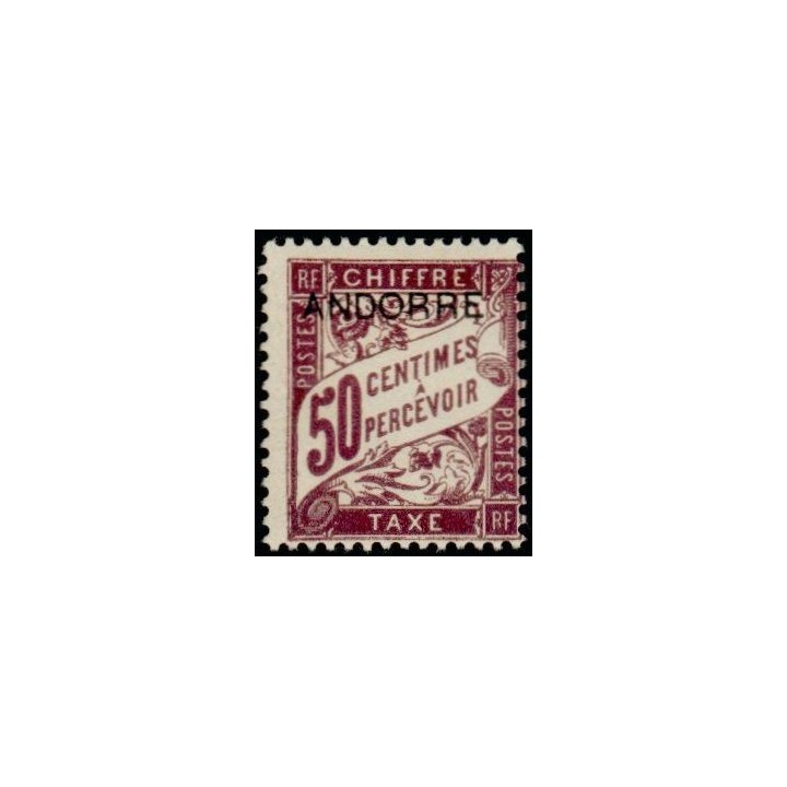 Andorre Francais - Taxe 04