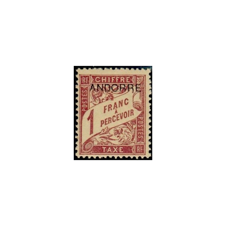 Andorre Francais - Taxe 06