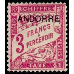 Andorre Francais - Taxe 08