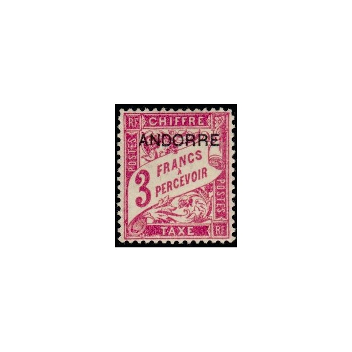 Andorre Francais - Taxe 08