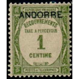 Andorre Francais - Taxe 09