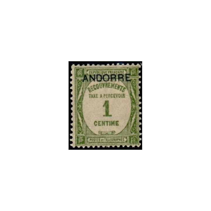 Andorre Francais - Taxe 09
