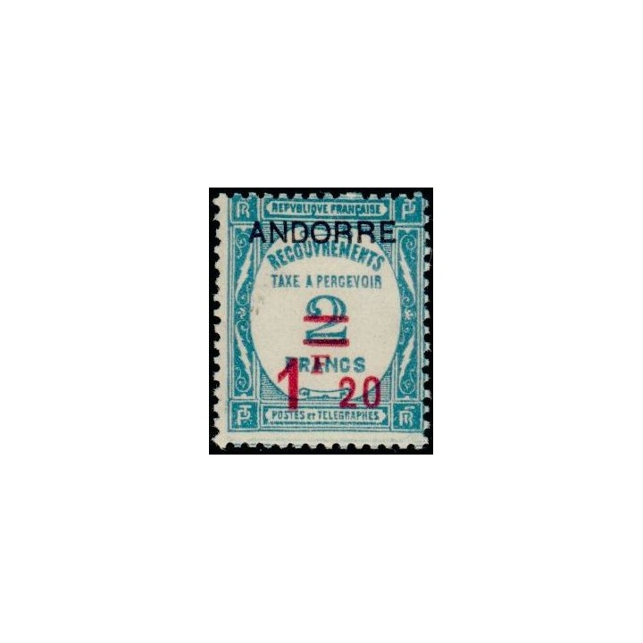 Andorre Francais - Taxe 13