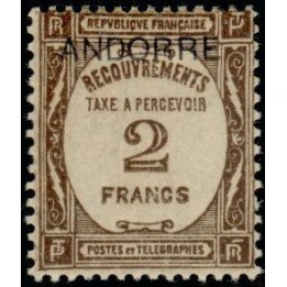 Andorre Francais - Taxe 14