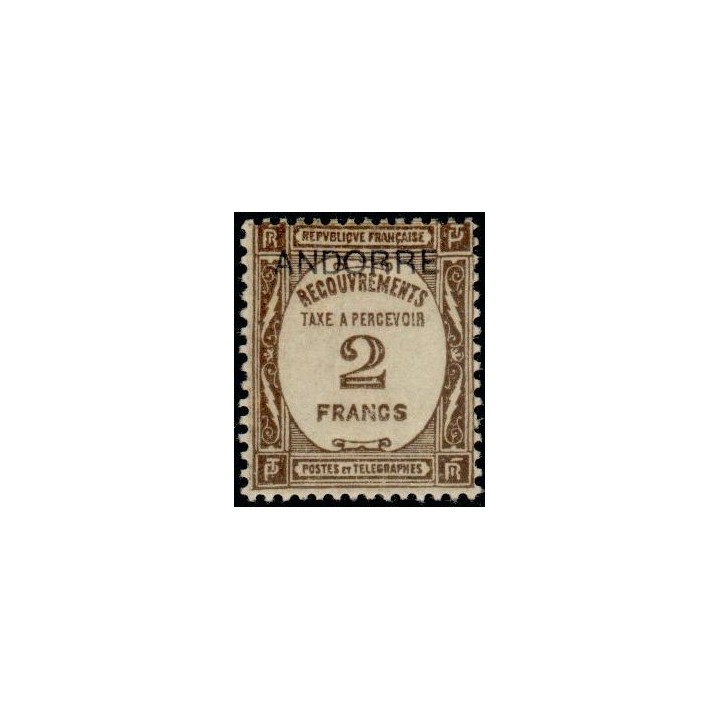 Andorre Francais - Taxe 14