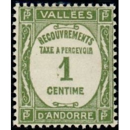 Andorre Francais - Taxe 16