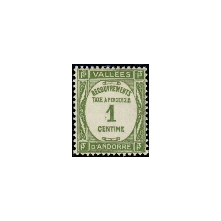Andorre Francais - Taxe 16