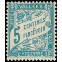 Andorre Francais - Taxe 17