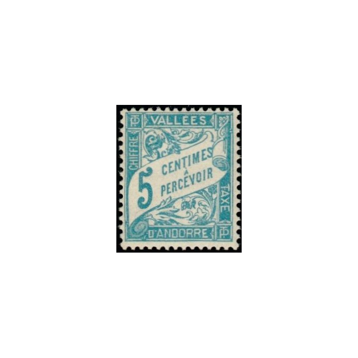 Andorre Francais - Taxe 17