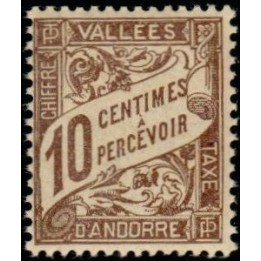 Andorre Francais - Taxe 18
