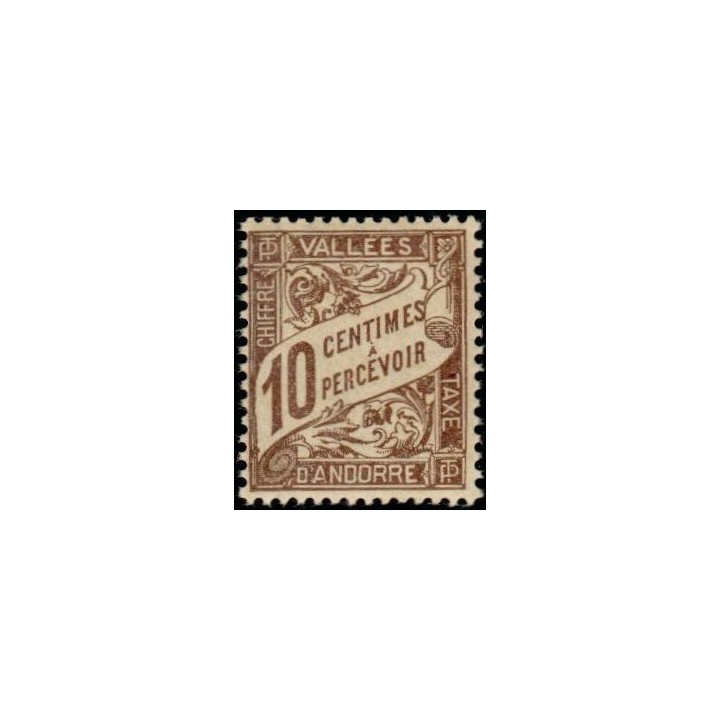 Andorre Francais - Taxe 18