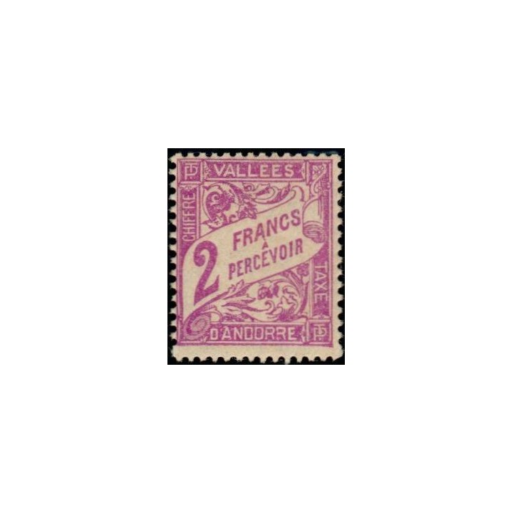 Andorre Francais - Taxe 19