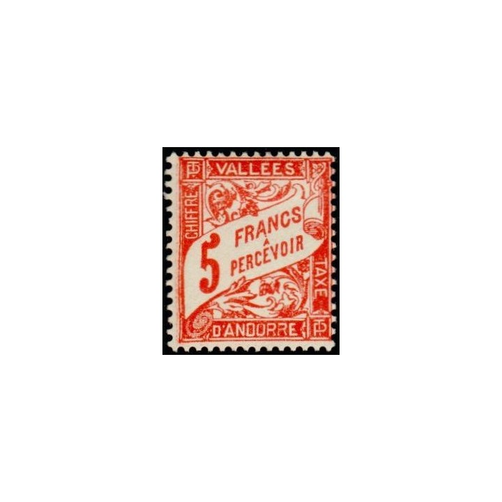 Andorre Francais - Taxe 20