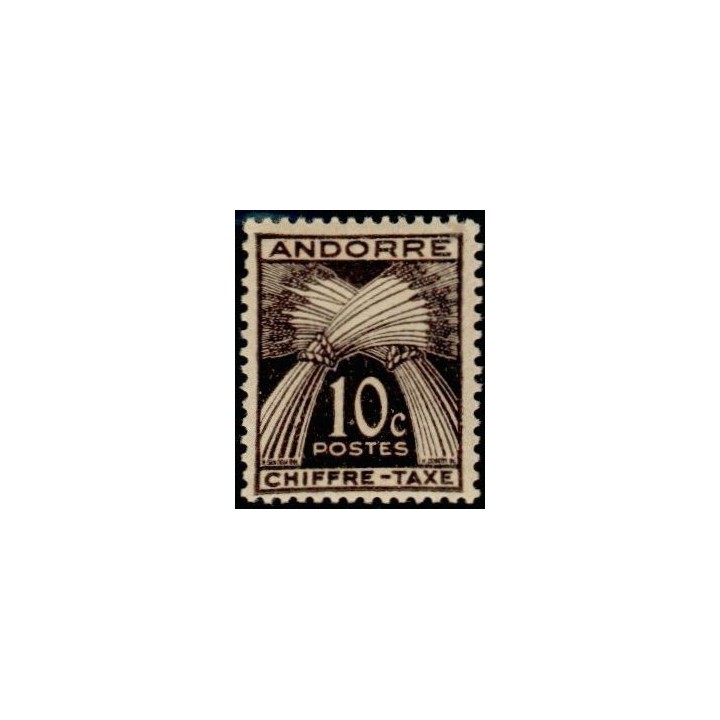 Andorre Francais - Taxe 21