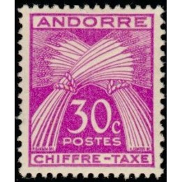 Andorre Francais - Taxe 22