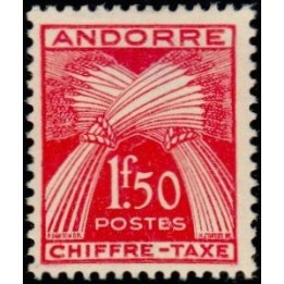 Andorre Francais - Taxe 25