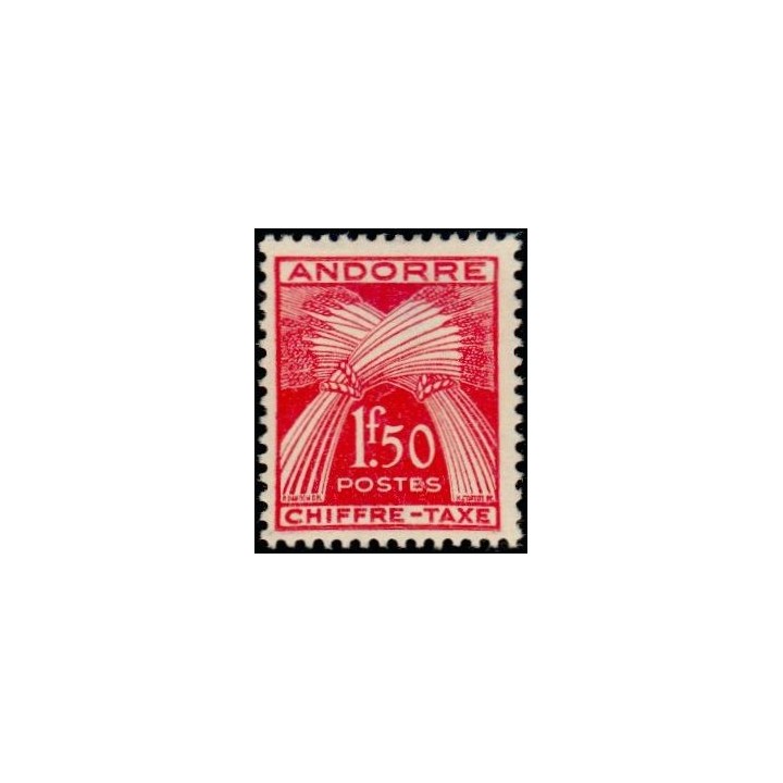 Andorre Francais - Taxe 25