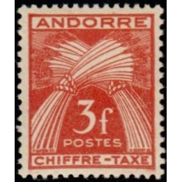 Andorre Francais - Taxe 27