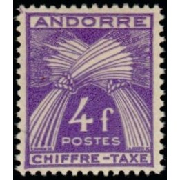 Andorre Francais - Taxe 28