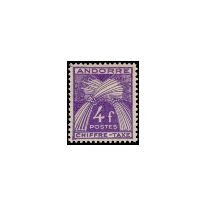 Andorre Francais - Taxe 28