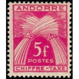Andorre Francais - Taxe 29