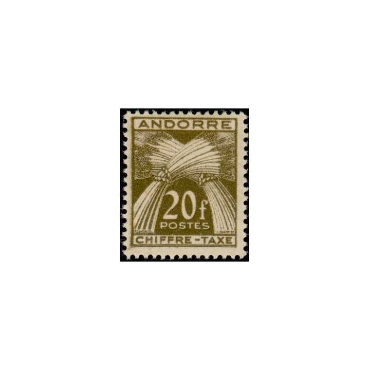 Andorre Francais - Taxe 31
