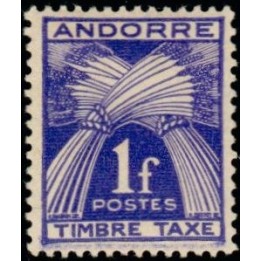 Andorre Francais - Taxe 33