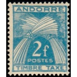 Andorre Francais - Taxe 34