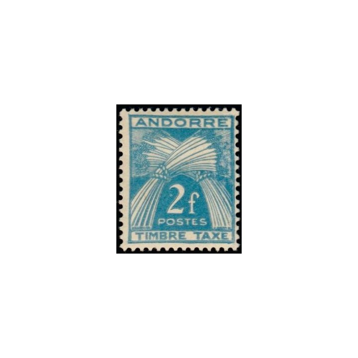 Andorre Francais - Taxe 34