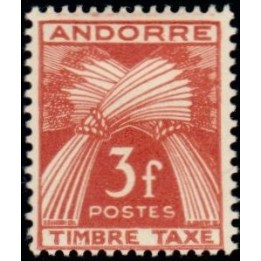 Andorre Francais - Taxe 35