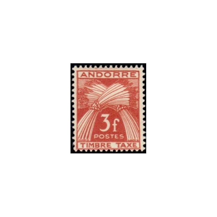 Andorre Francais - Taxe 35