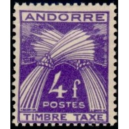 Andorre Francais - Taxe 36