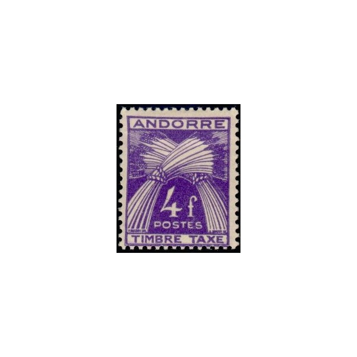 Andorre Francais - Taxe 36