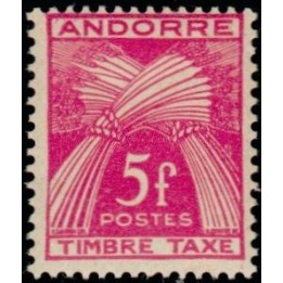 Andorre Francais - Taxe 37