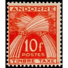 Andorre Francais - Taxe 38