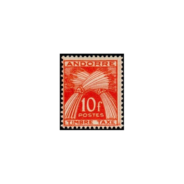 Andorre Francais - Taxe 38